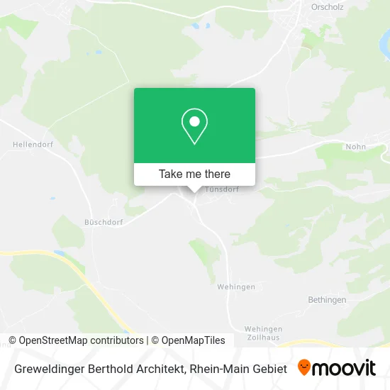 Карта Greweldinger Berthold Architekt