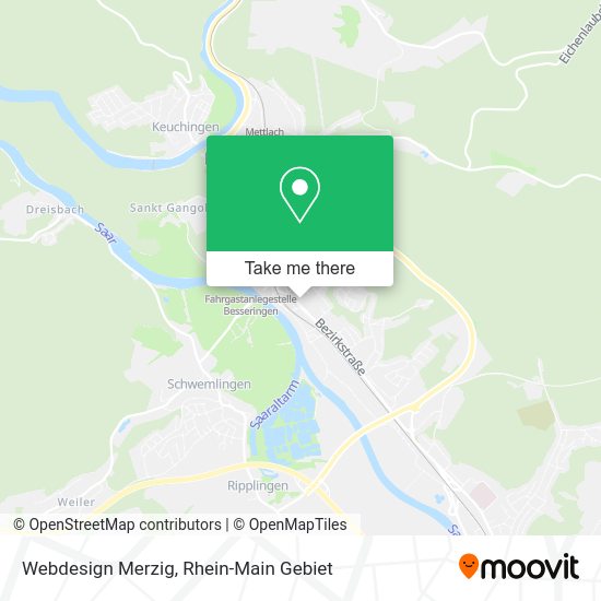 Webdesign Merzig map