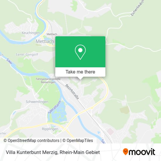 Карта Villa Kunterbunt Merzig