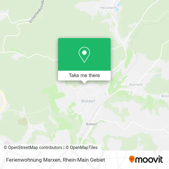 Карта Ferienwohnung Marxen