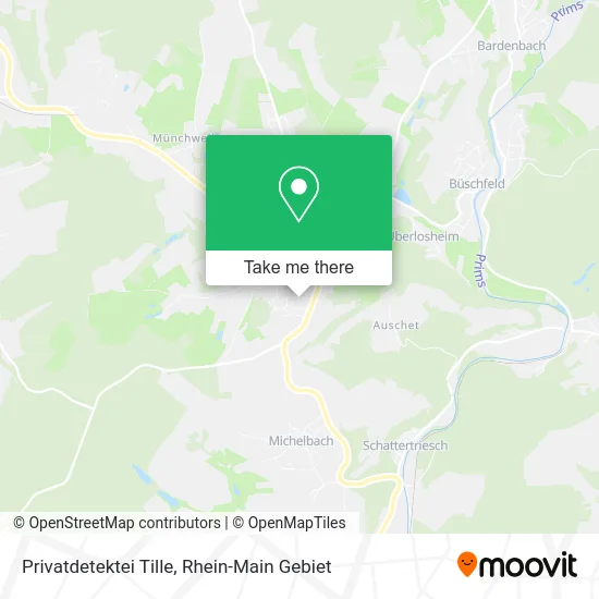 Карта Privatdetektei Tille