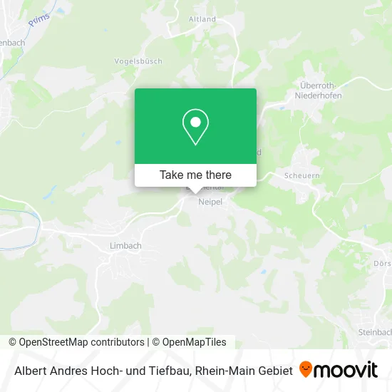 Карта Albert Andres Hoch- und Tiefbau