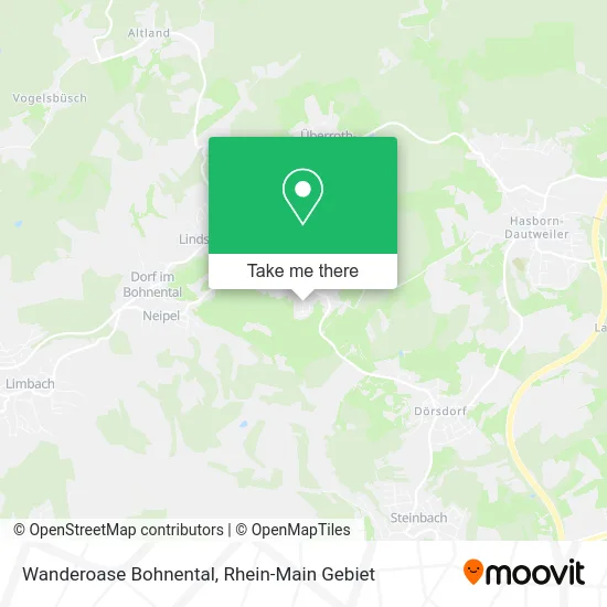 Карта Wanderoase Bohnental