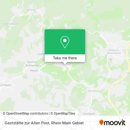 Карта Gaststätte zur Alten Post
