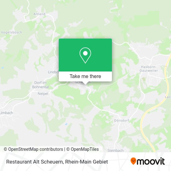 Карта Restaurant Alt Scheuern