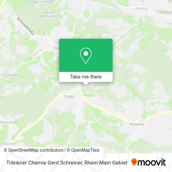 Карта Tränkner Chemie Gerd Schreiner