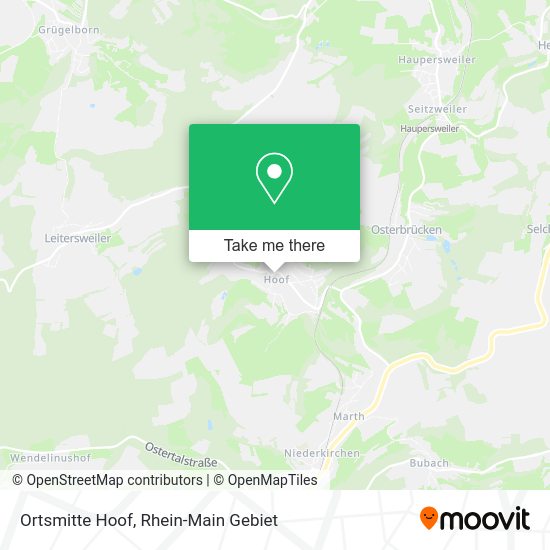 Карта Ortsmitte Hoof