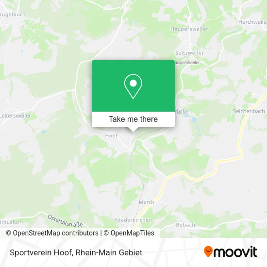 Карта Sportverein Hoof