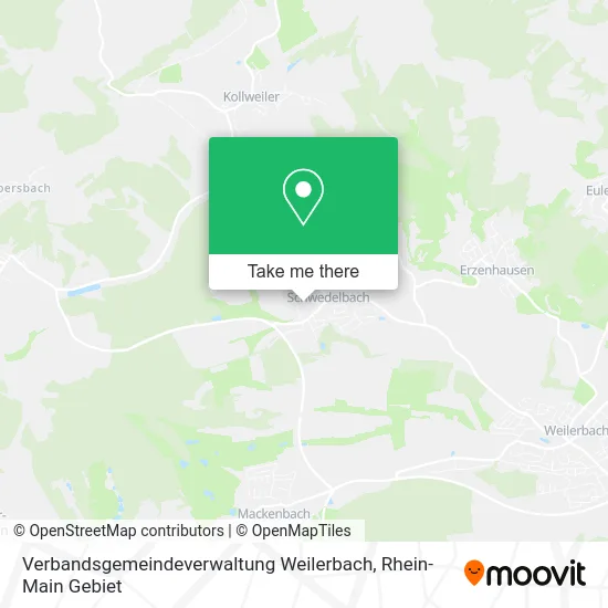 Карта Verbandsgemeindeverwaltung Weilerbach