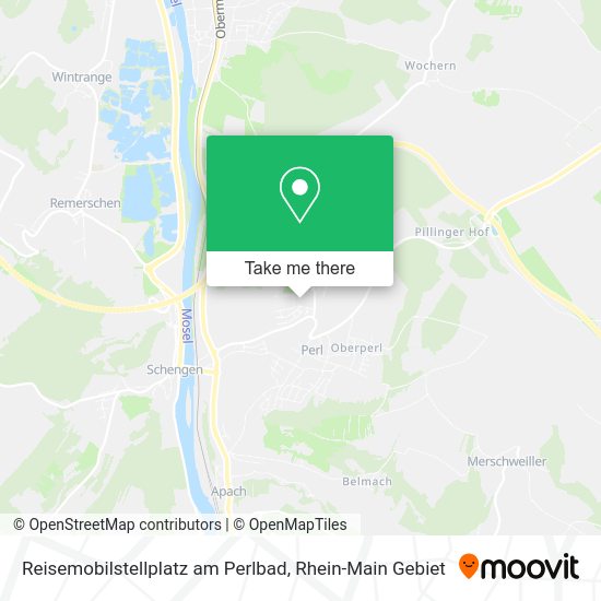 Карта Reisemobilstellplatz am Perlbad