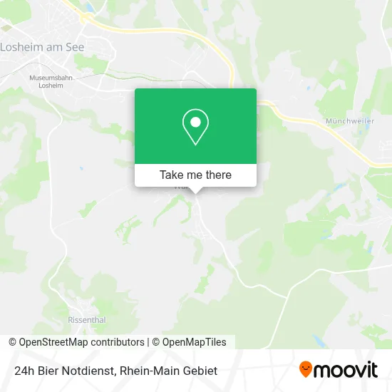 24h Bier Notdienst map
