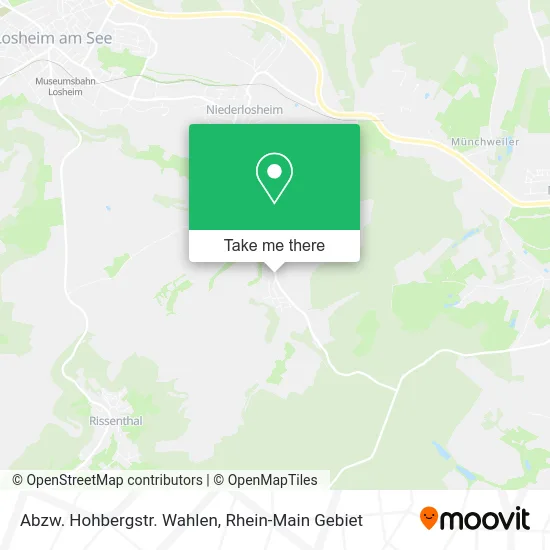 Карта Abzw. Hohbergstr. Wahlen