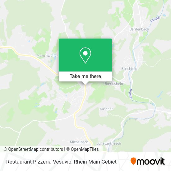 Карта Restaurant Pizzeria Vesuvio