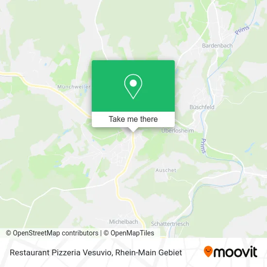 Карта Restaurant Pizzeria Vesuvio