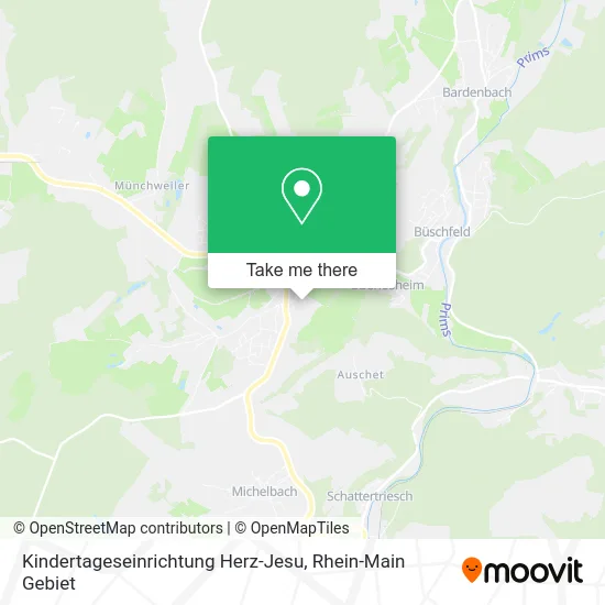 Карта Kindertageseinrichtung Herz-Jesu