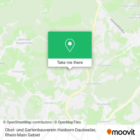 Карта Obst- und Gartenbauverein Hasborn-Dautweiler