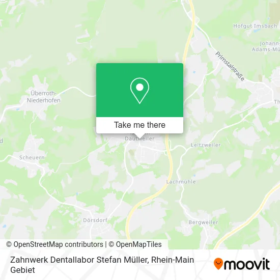 Карта Zahnwerk Dentallabor Stefan Müller