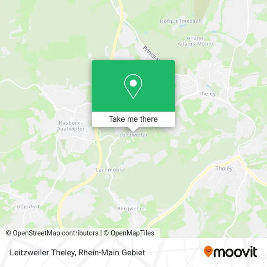 Карта Leitzweiler Theley