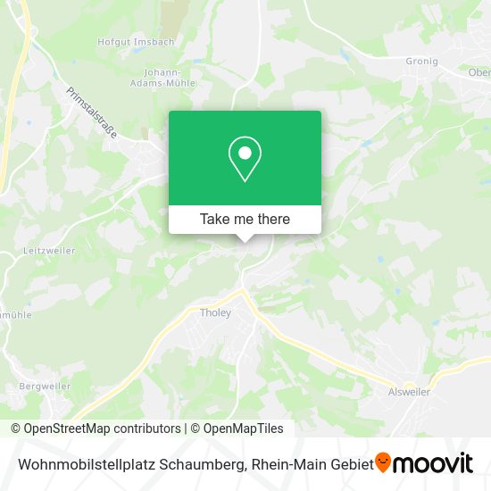 Карта Wohnmobilstellplatz Schaumberg