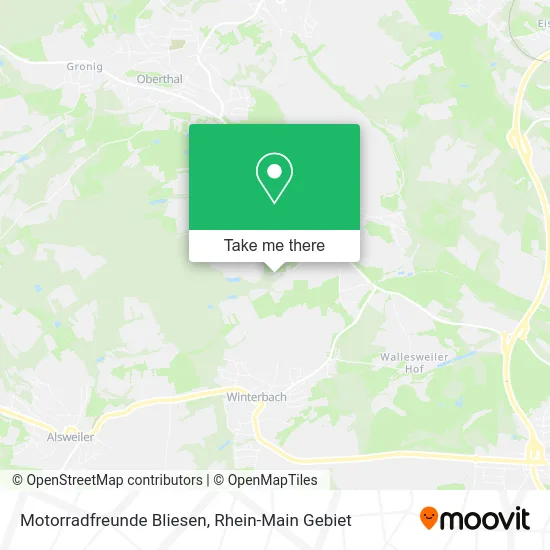 Карта Motorradfreunde Bliesen