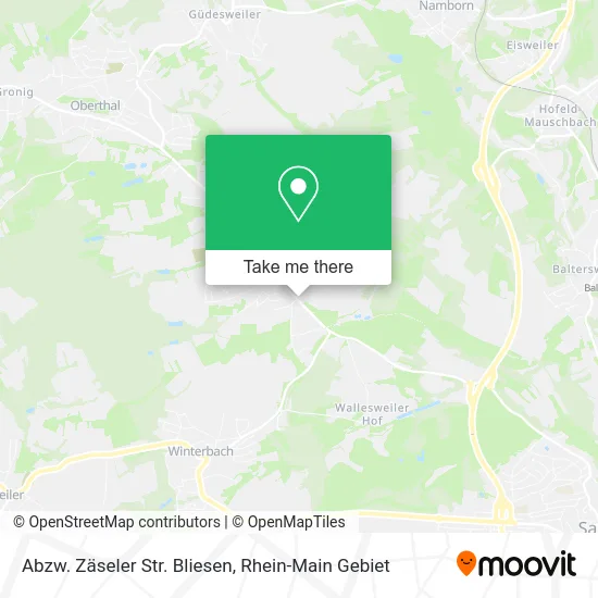 Карта Abzw. Zäseler Str. Bliesen