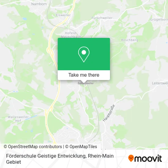 Карта Förderschule Geistige Entwicklung