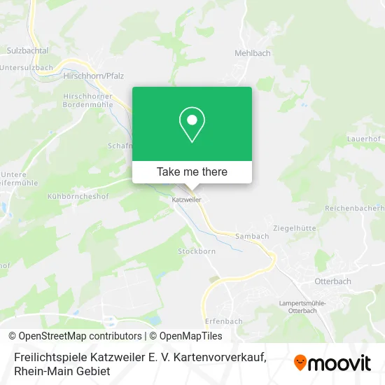 Карта Freilichtspiele Katzweiler E. V. Kartenvorverkauf