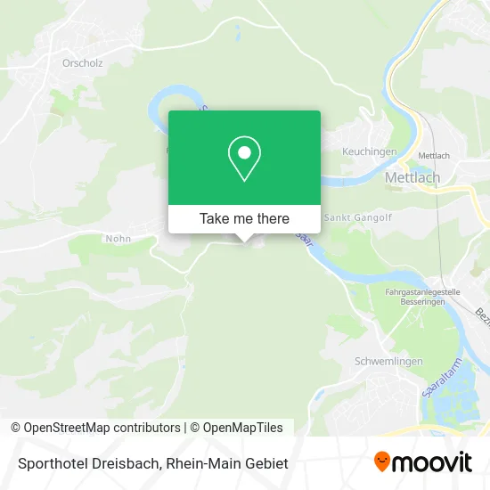 Карта Sporthotel Dreisbach