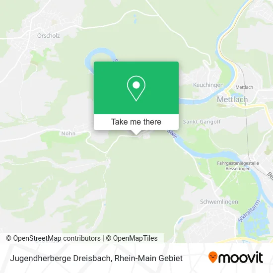 Карта Jugendherberge Dreisbach