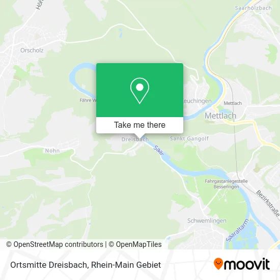 Карта Ortsmitte Dreisbach