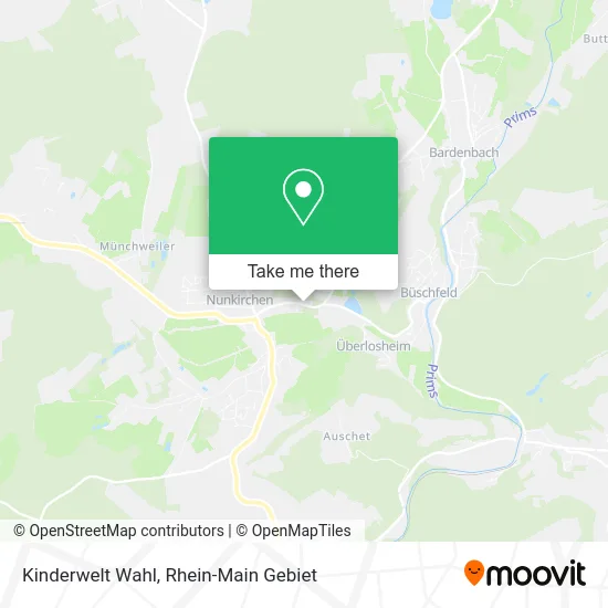 Карта Kinderwelt Wahl