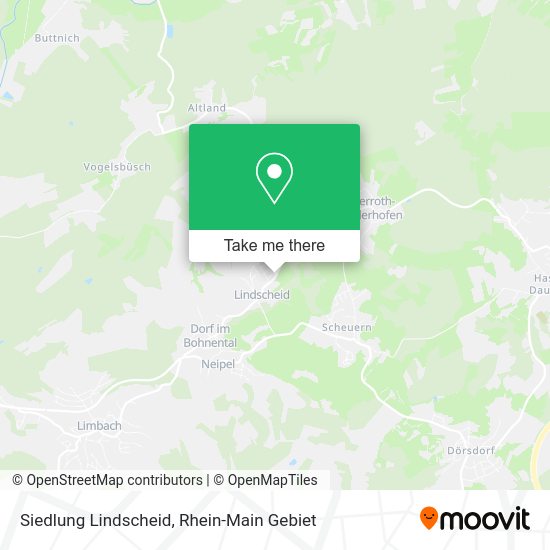 Карта Siedlung Lindscheid