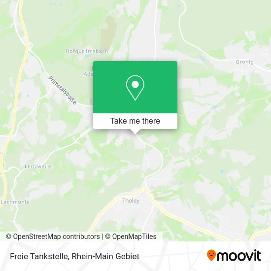 Карта Freie Tankstelle
