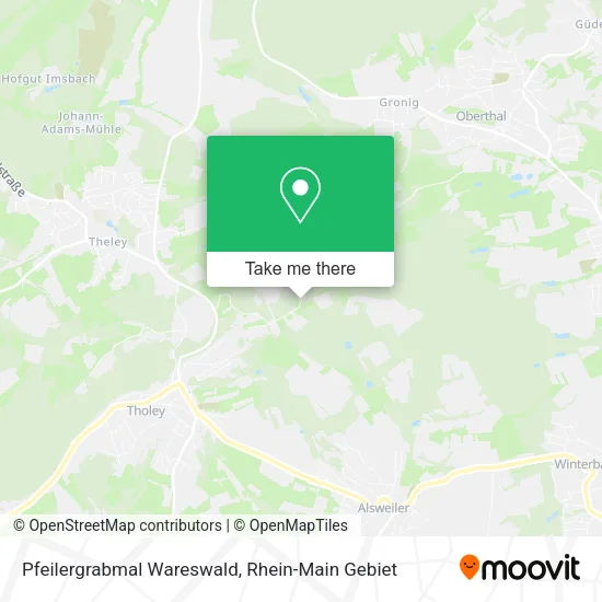 Карта Pfeilergrabmal Wareswald