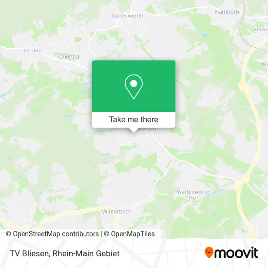 Карта TV Bliesen