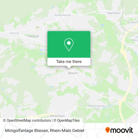 Карта Minigolfanlage Bliesen