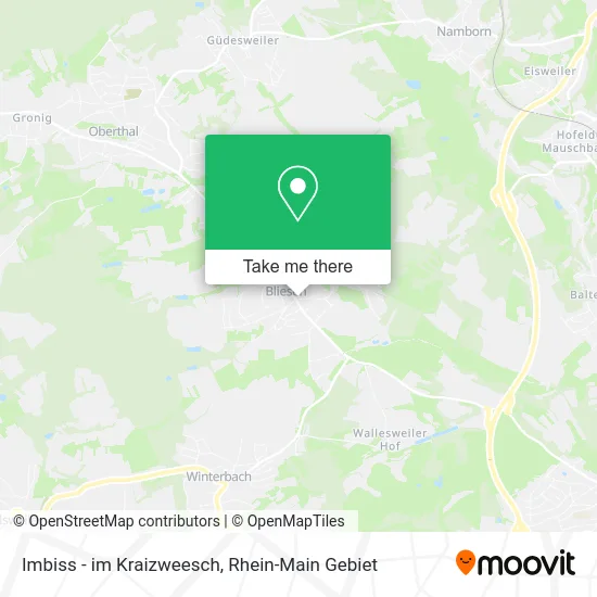 Карта Imbiss - im Kraizweesch