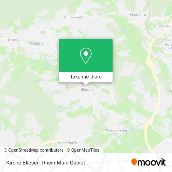 Карта Kirche Bliesen