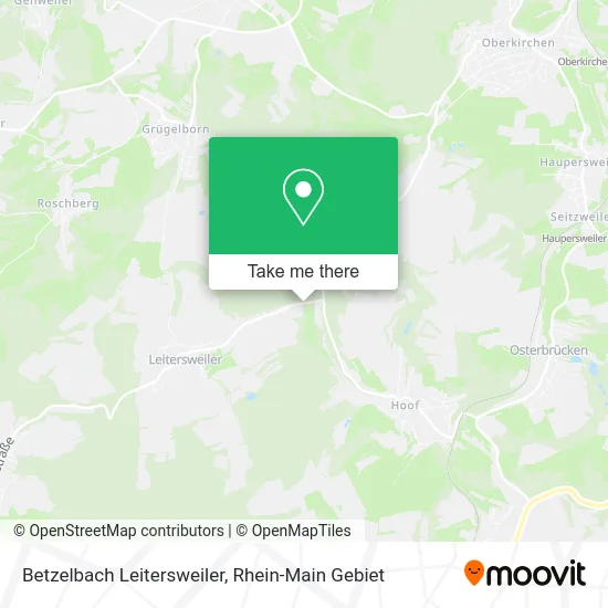 Карта Betzelbach Leitersweiler