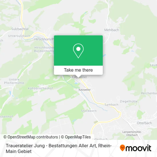 Карта Traueratelier Jung - Bestattungen Aller Art