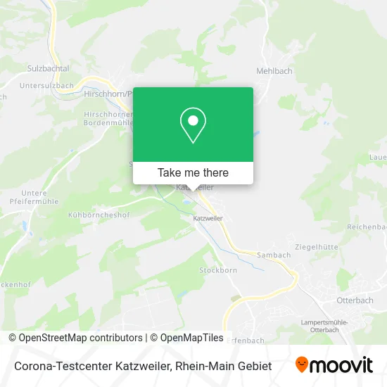 Карта Corona-Testcenter Katzweiler