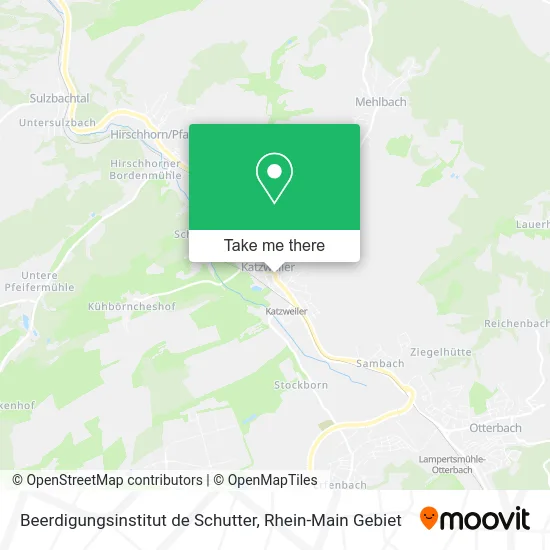 Карта Beerdigungsinstitut de Schutter