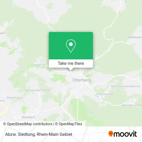 Карта Abzw. Siedlung