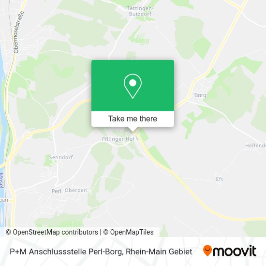Карта P+M Anschlussstelle Perl-Borg