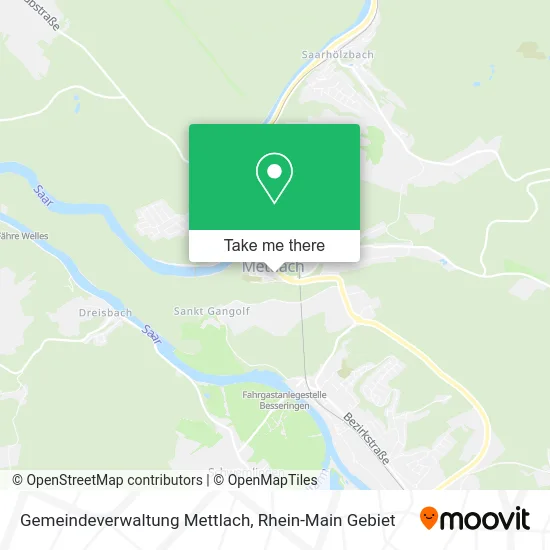 Карта Gemeindeverwaltung Mettlach