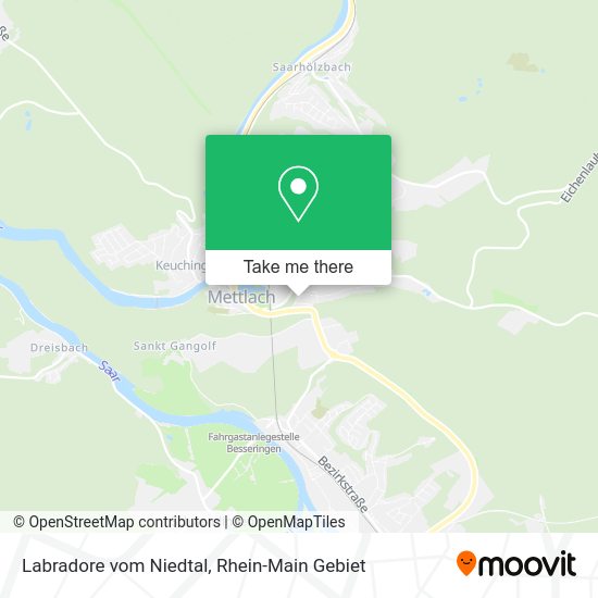 Карта Labradore vom Niedtal