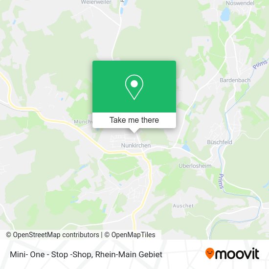 Карта Mini- One - Stop -Shop