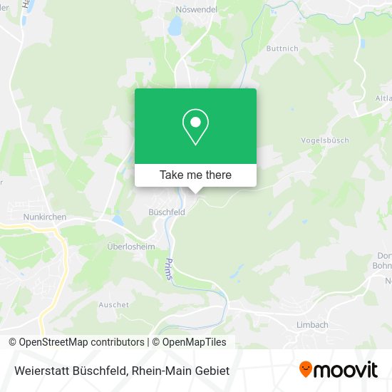 Карта Weierstatt Büschfeld