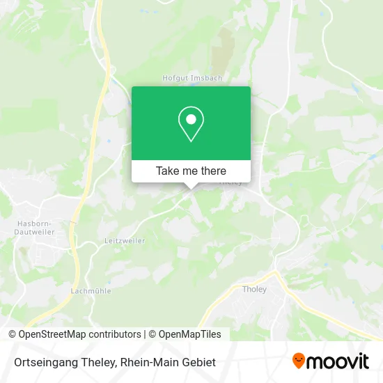 Карта Ortseingang Theley