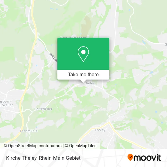 Kirche Theley map
